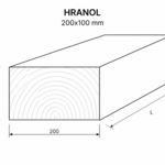 Hranol 200x100 mm