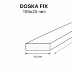 Doska FIX 150x25 mm